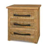 Orewood 3 Drawer Nightstand