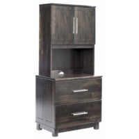 La Salle Urban Lateral File Cabinet With Hutch