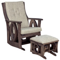 Sebana Saratoga Regular Glider and Ottoman