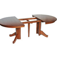Split Mission Pedestal Table - Image 2