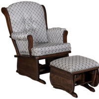 Swanback Regular Glider and Ottoman