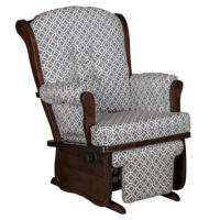 Swanback Regular Glider and Ottoman - Image 3