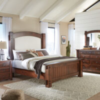 Timbra Bed With Fabric Headboard - Image 4