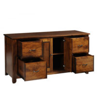Arlington Modular 60" Credenza With Hutch - Image 2