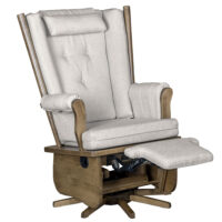 Smooth 4 Post Swivel Glider - Image 3