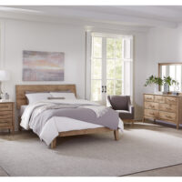 Atlantic 2 Drawer Nightstand - Image 5