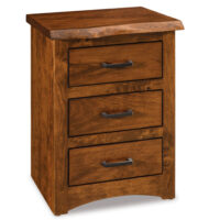 Live Wood 3 Drawer Nightstand