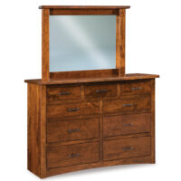 Live Wood  9 Drawer Dresser