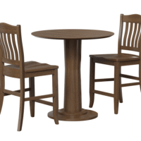 Messner 24" Stationary Bar Chair - Image 2