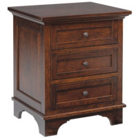Arlington 3 Drawer Nightstand