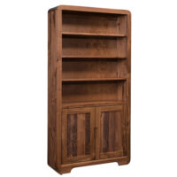 Europa Bookcase With Doors - 36"W