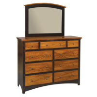 Buckeye Brown Maple & Elm Dresser