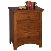 Buckeye Economy 3 Drawer Nightstand