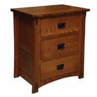 Dutch Country 3 Drawer Nightstand - 27"W