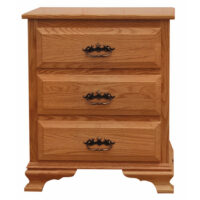 Heritage 3 Drawer Nightstand