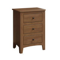 Dover 3 Drawer Nightstand