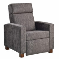 Modern Shaker Push Back Recliner