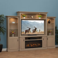 Entertainment Center with Side Towers - Image 2