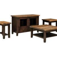 Plank Contemporary End Table - 26"W - Image 3
