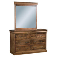 Hampton Dresser With Enclosed Base - 7 Drawer