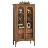 Greyson Display Cabinet; Long Doors - 35¾"W