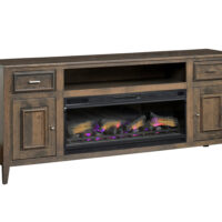 Capri TV Stand With Firebox