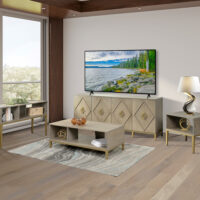 Cascade TV Stand With Firebox - Image 2
