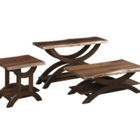 Gateway End Table With Live Edge Top - Image 2