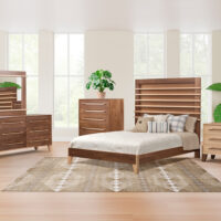 Glasgow Rustic Walnut Bedroom Collection - Image 7