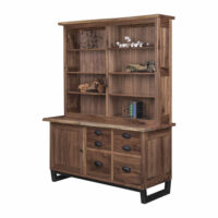 Adona Credenza With Hutch