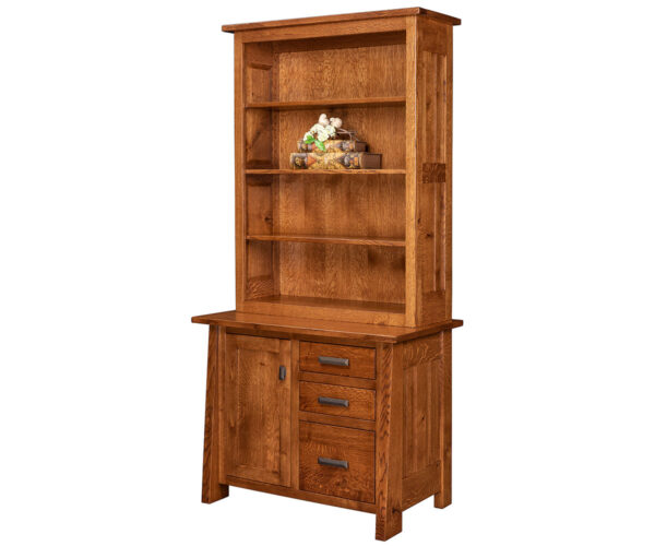 Freemont 3 Drawer Credenza With Hutch