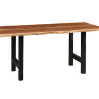 Live Edge Pub Table with Martin Base