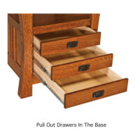 Arts & Crafts Cabinet Table - Image 4