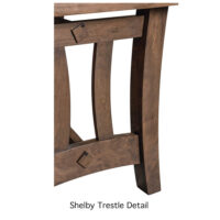 Shelby Trestle Table - Image 2