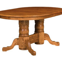 Traditional Double Pedestal Table