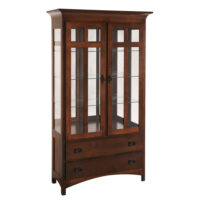 2 Drawer Mission Curio