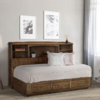 Ajay Bed With Side Storage Tower Collection