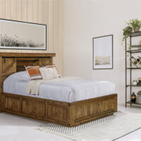 Bookcase Headboard Bed Collection