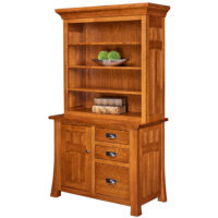 Bridgefort 1 Door Credenza With Hutch