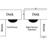 Bridgefort Mission Corner Desk With Hutch - 76"W - Image 3