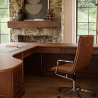 Covington U-Shaped Desk with Hutch Topper - Image 8