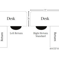 Manitoba Corner And Return Desk With Hutch - 79"W - Image 3