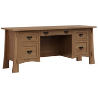 Modesto File Desk - 74"W