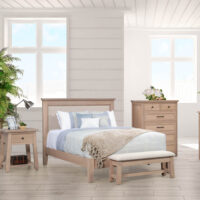 Chloe Fabric Panel Bed - Image 3