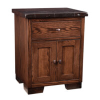 Farmhouse Heritage 1 Drawer 2 Door Nightstand