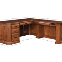 Fifth Avenue L Desk with Adjustable Return - Image 4