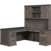 Urban Executive L Desk With Hutch