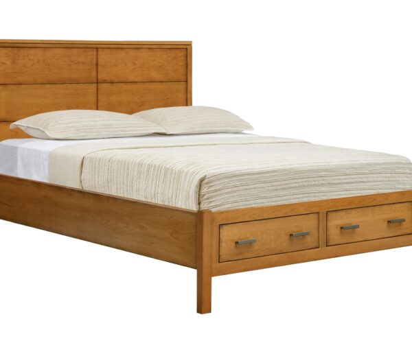 Estelle Panel Bed With Footboard Storage