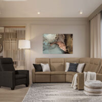 Harmony Wallhugger Loveseat Recliner - Image 4