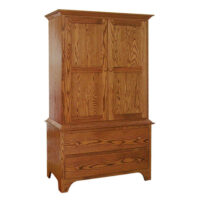 Shaker Two Piece Armoire